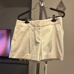Worthington White High Waist Shorts with Tailored Elegance